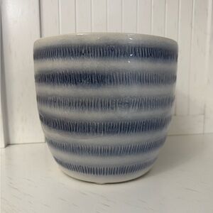 NOCAL, Ombré, Light Blue, Vase, Textured Ceramic, Planter, Decor, Home, Gift